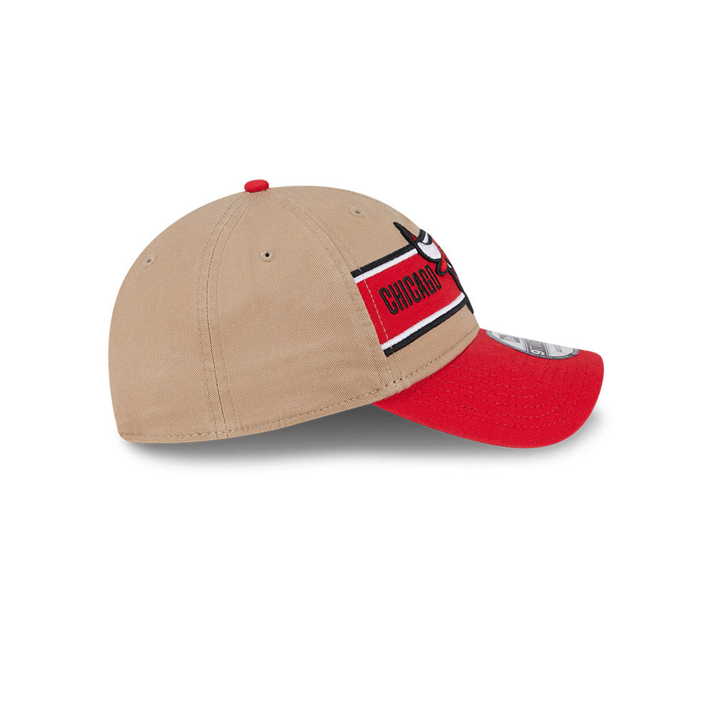 Chicago Bulls Hat - Camel NBA 2024 Draft 9Twenty Strapback Cap - New Era